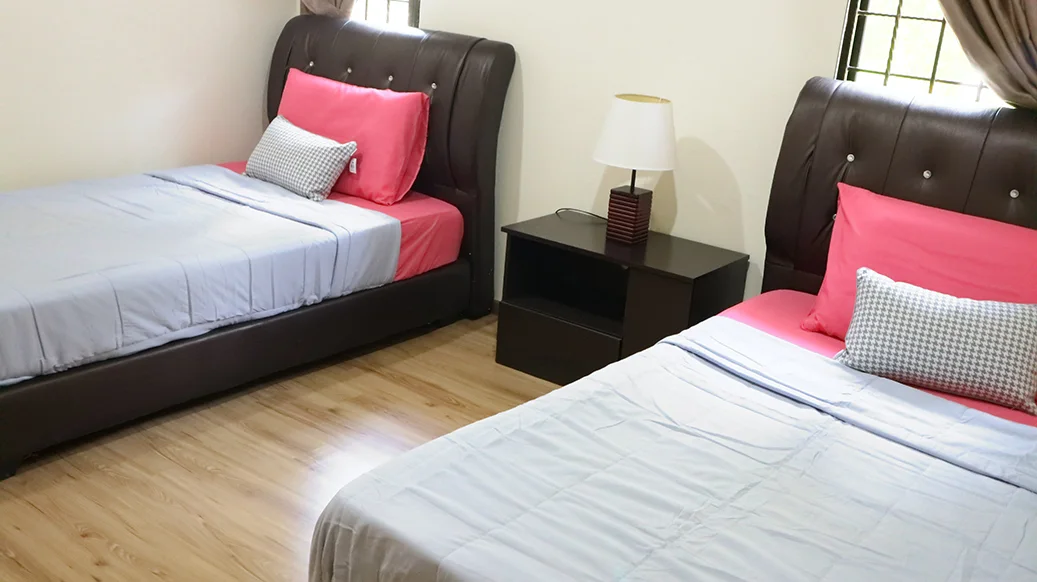 Hope Two, a twin-sharing room with two beds and its own bathroom